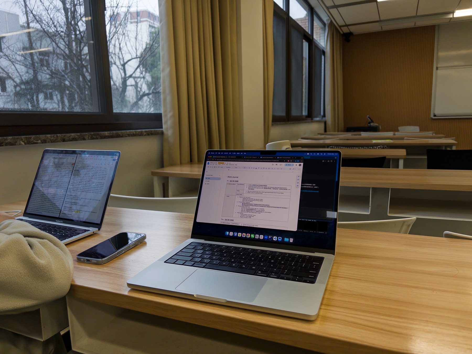 第六教学楼的一间教室