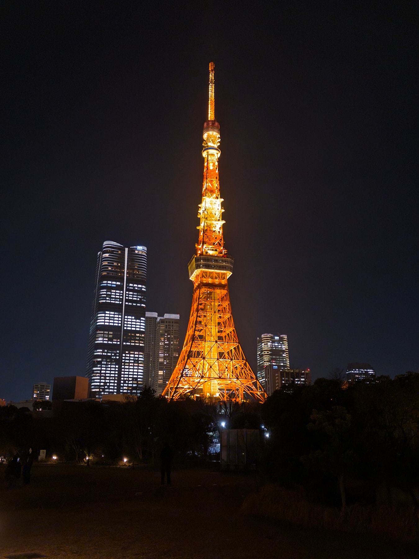 从芝公园拍东京塔